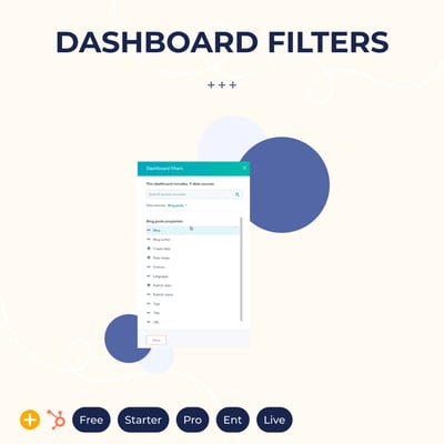 Dashboard filters