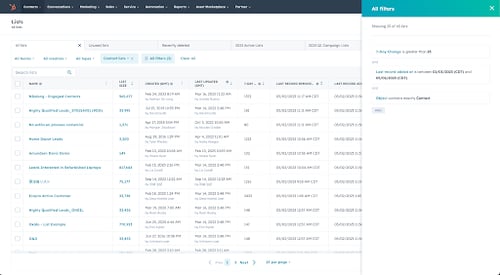 Saved Views & New Filterable Properties in Lists