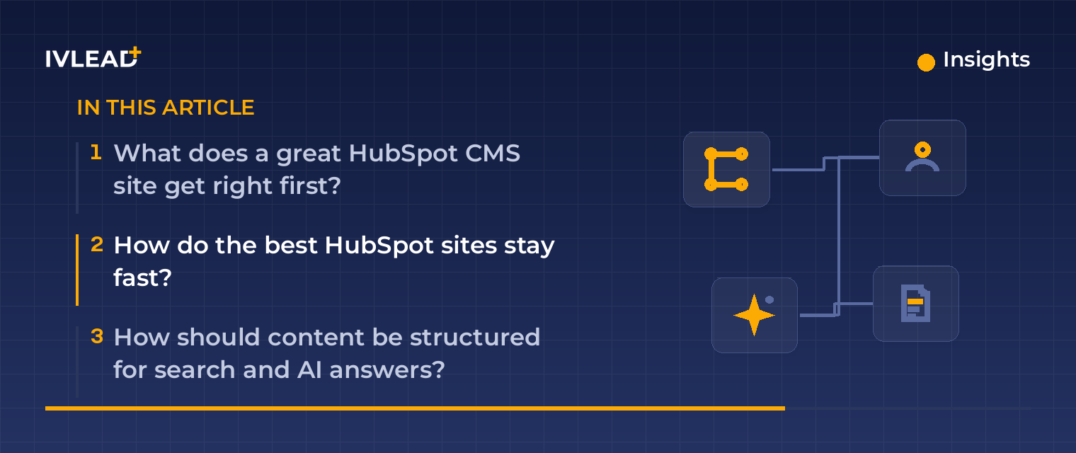 What Makes a Great B2B Website on HubSpot CMS — IV-Lead