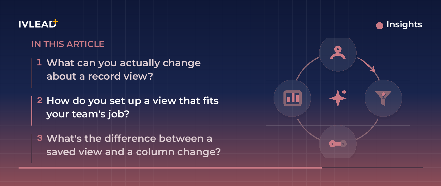 Organize HubSpot records: views, columns, filters (2026) — IV-Lead