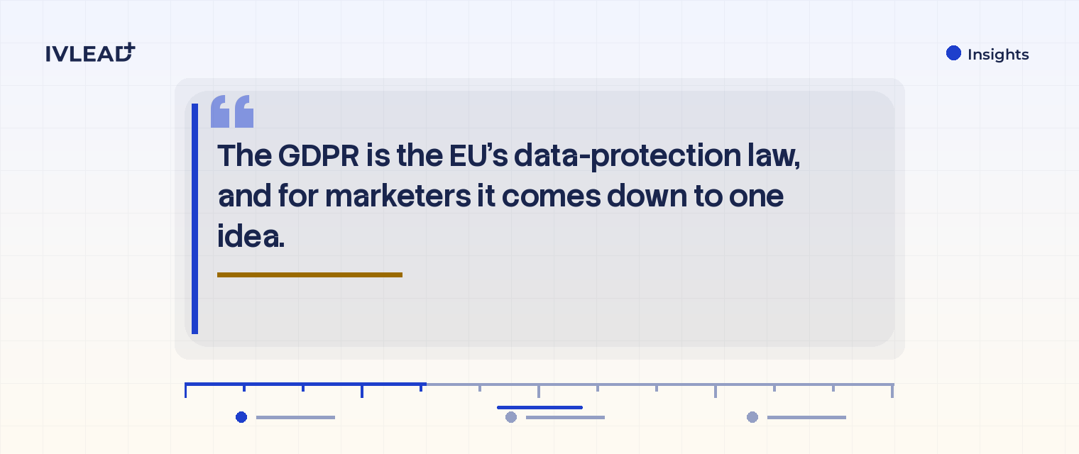 GDPR for marketers: how it works and what it changes (2026) — IV-Lead