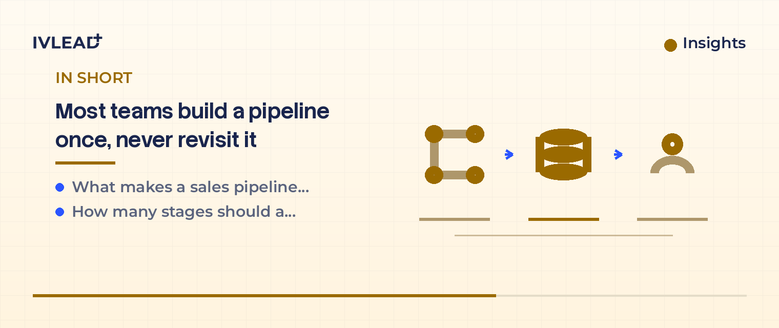 The sales pipeline handbook: build a pipeline your team actually uses — IV-Lead