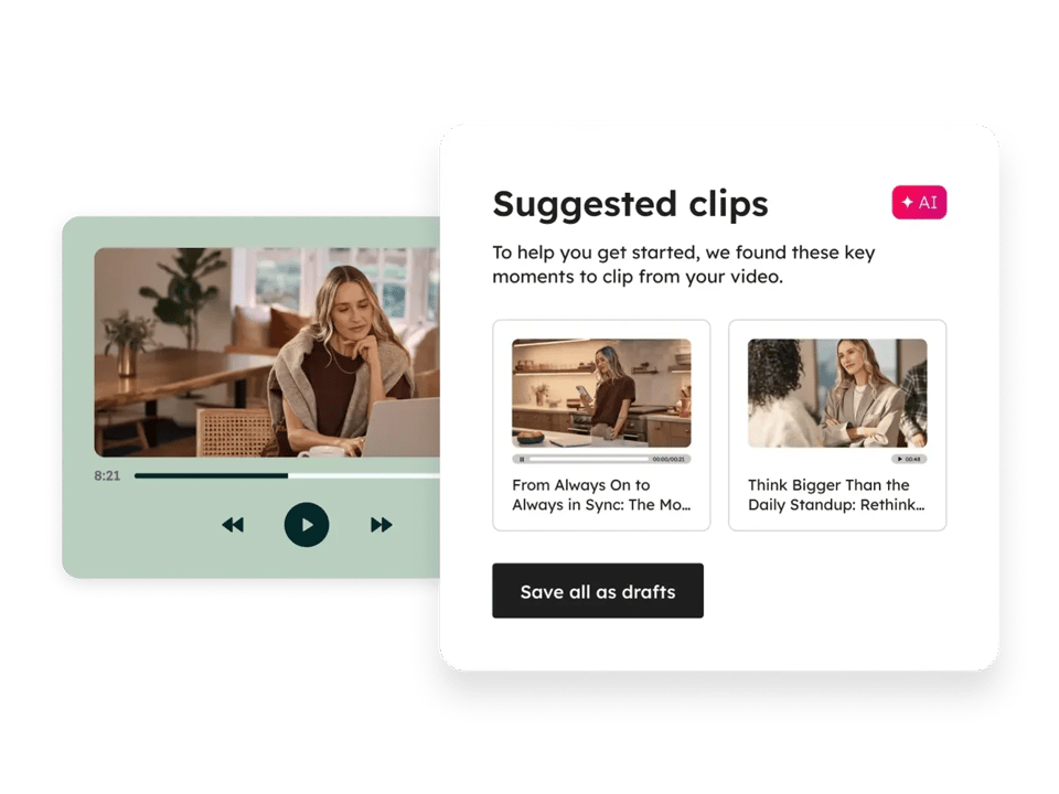 Screenshot: מבט על עוזר התוכן מבוסס ה-AI ב-Content Hub