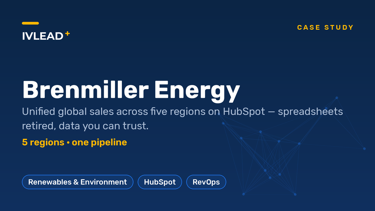 Brenmiller מאחדת מכירות גלובליות על HubSpot