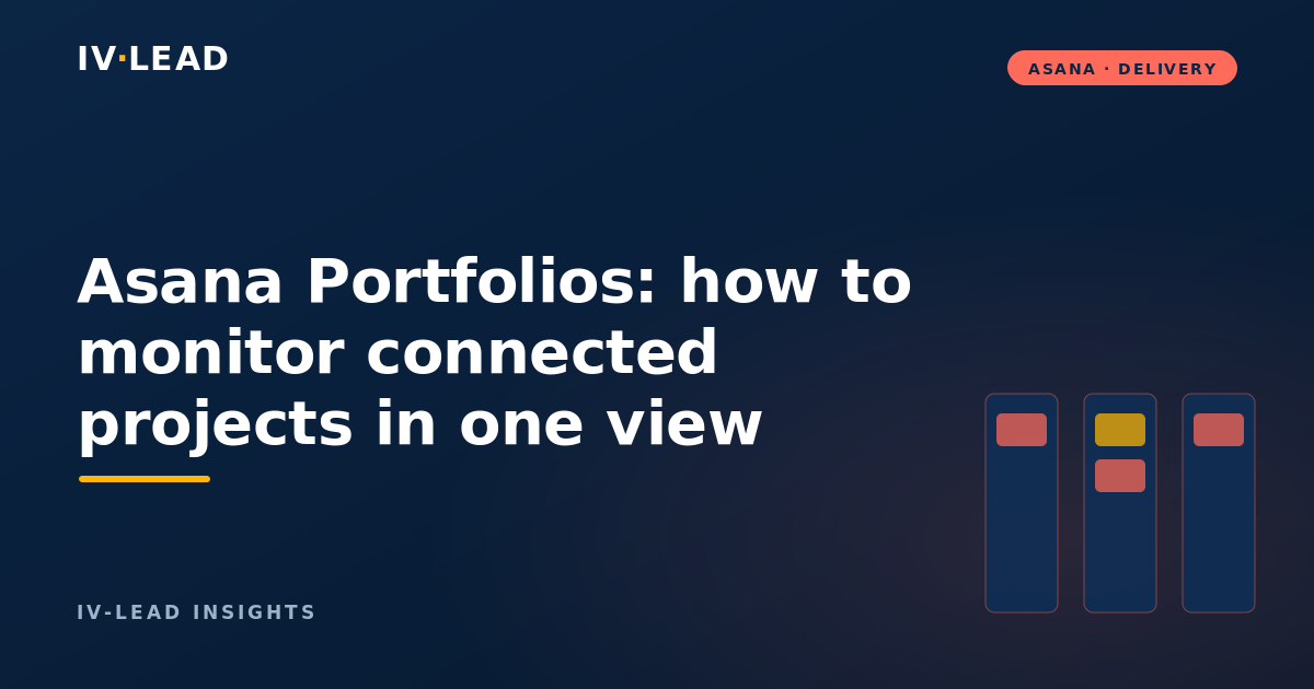 Asana Portfolios: how to monitor connected projects in one view