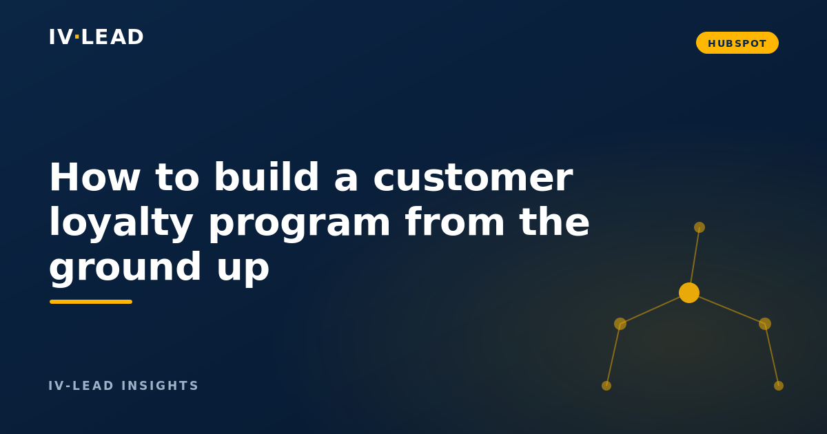 How to build a customer loyalty program from the ground up