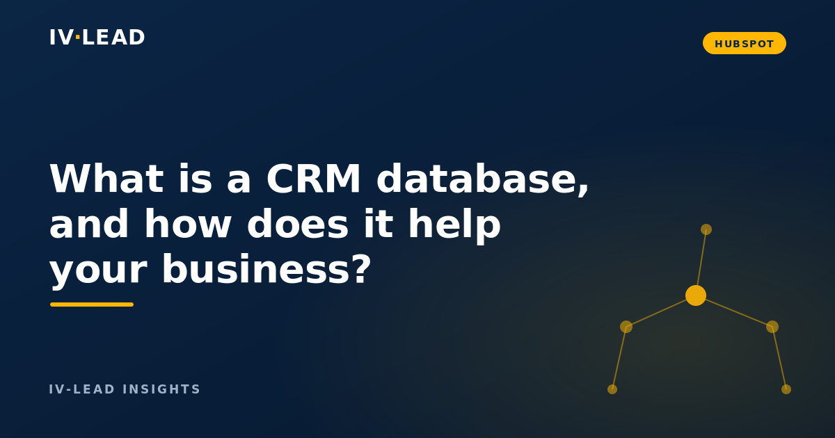 What is a CRM database, and how does it help your business?