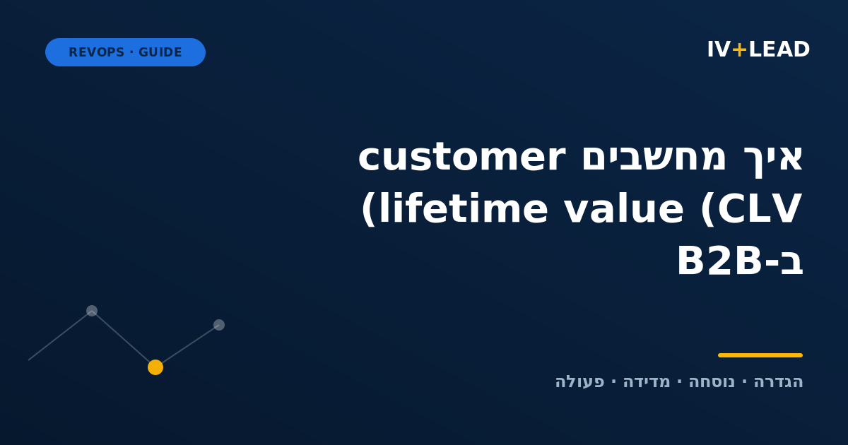 How to calculate customer lifetime value (CLV) — and why it matters for B2B