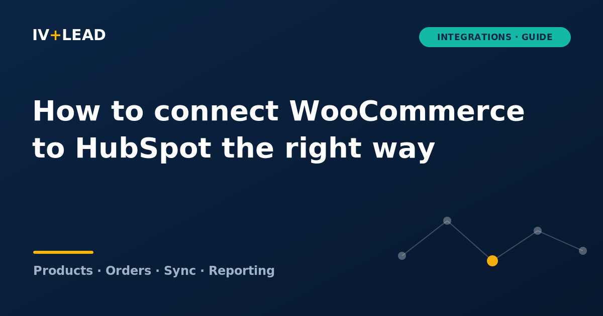 How to connect WooCommerce to HubSpot the right way (2026 guide)