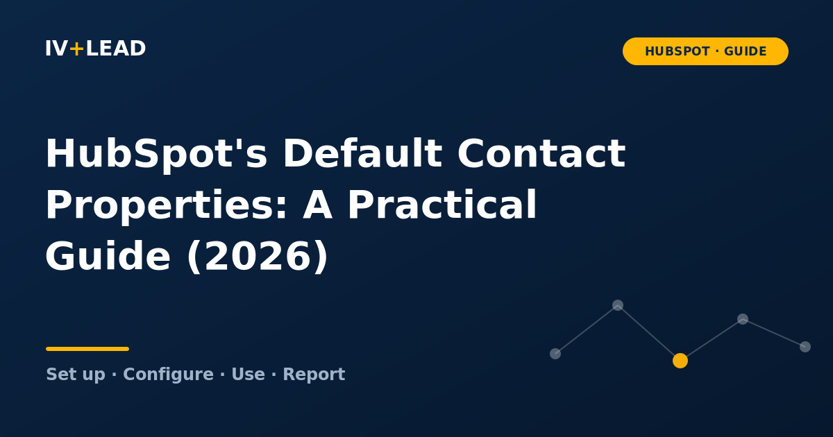 HubSpot's Default Contact Properties: A Practical Guide (2026)