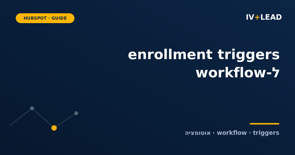 How to set your workflow enrollment triggers in HubSpot (the right way)