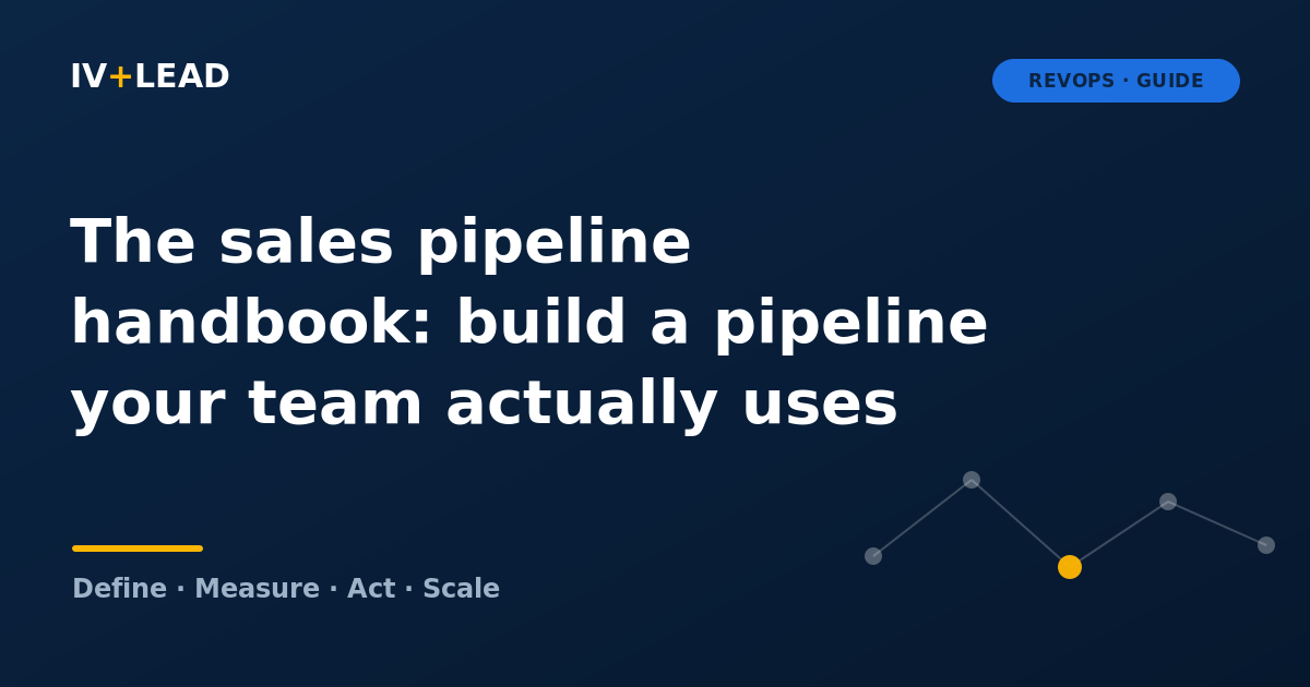 The sales pipeline handbook: build a pipeline your team actually uses
