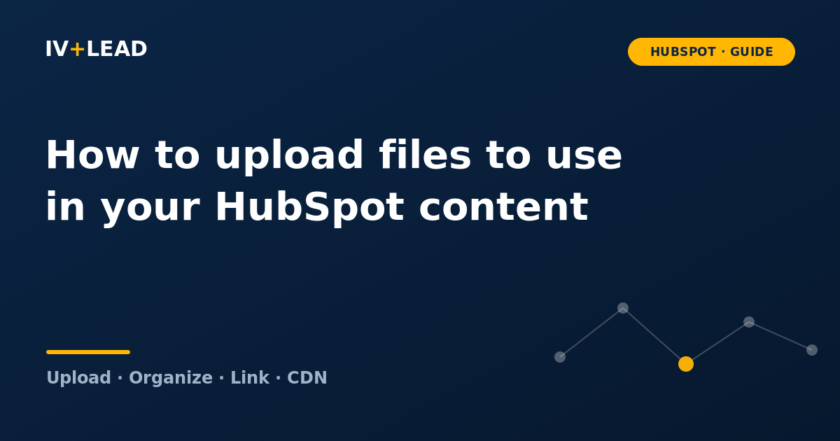 How to upload files to use in your HubSpot content (the right way)