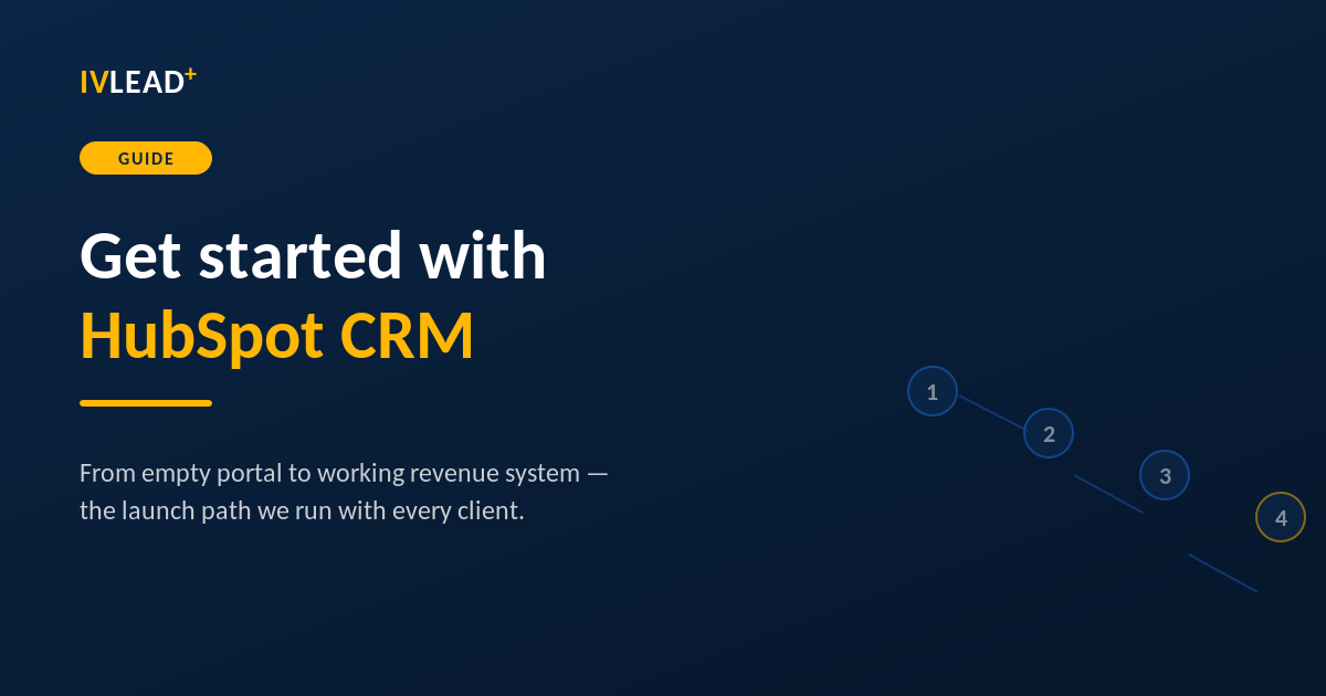 Get Started with HubSpot CRM - the complete 2026 setup guide by IV-Lead