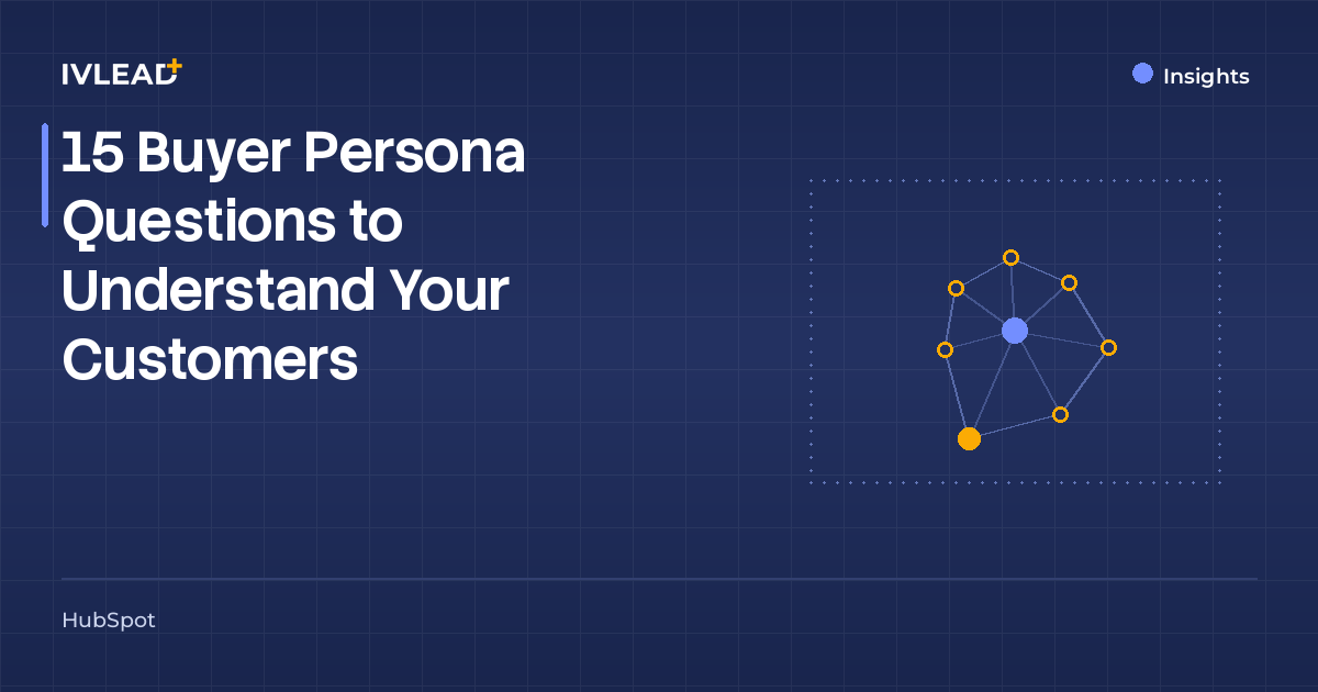 15 Buyer Persona Questions to Understand Your Customers — IV-Lead