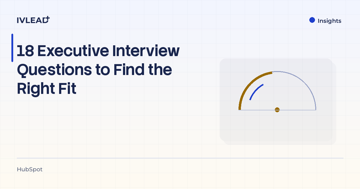 18 Executive Interview Questions to Find the Right Fit — IV-Lead