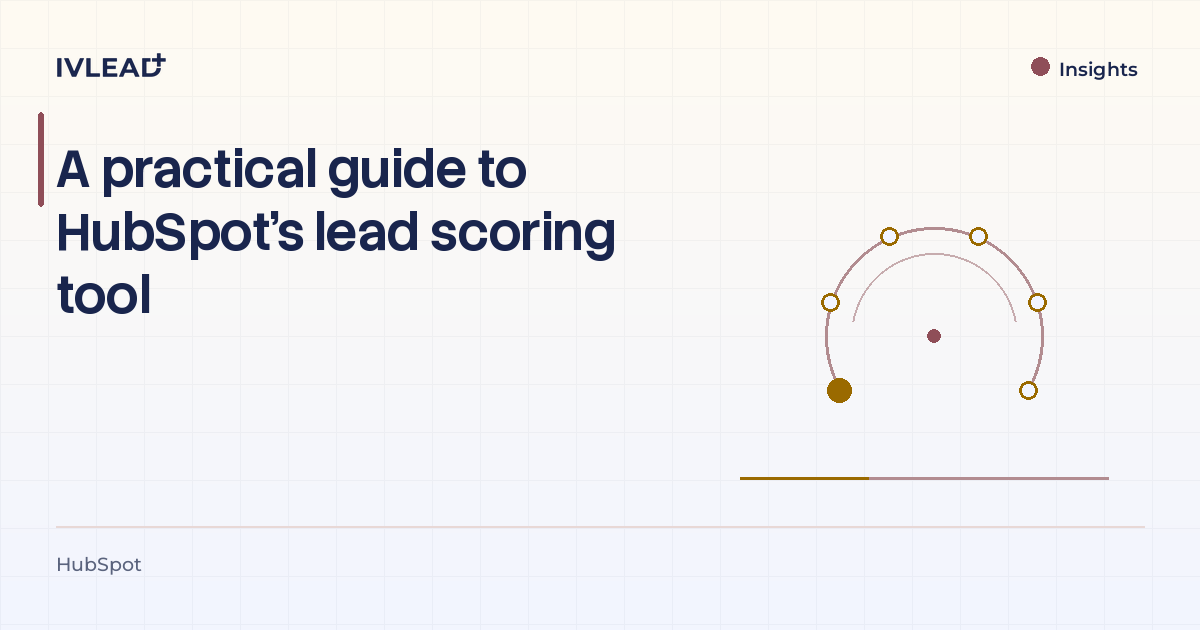 A practical guide to HubSpot's lead scoring tool — IV-Lead