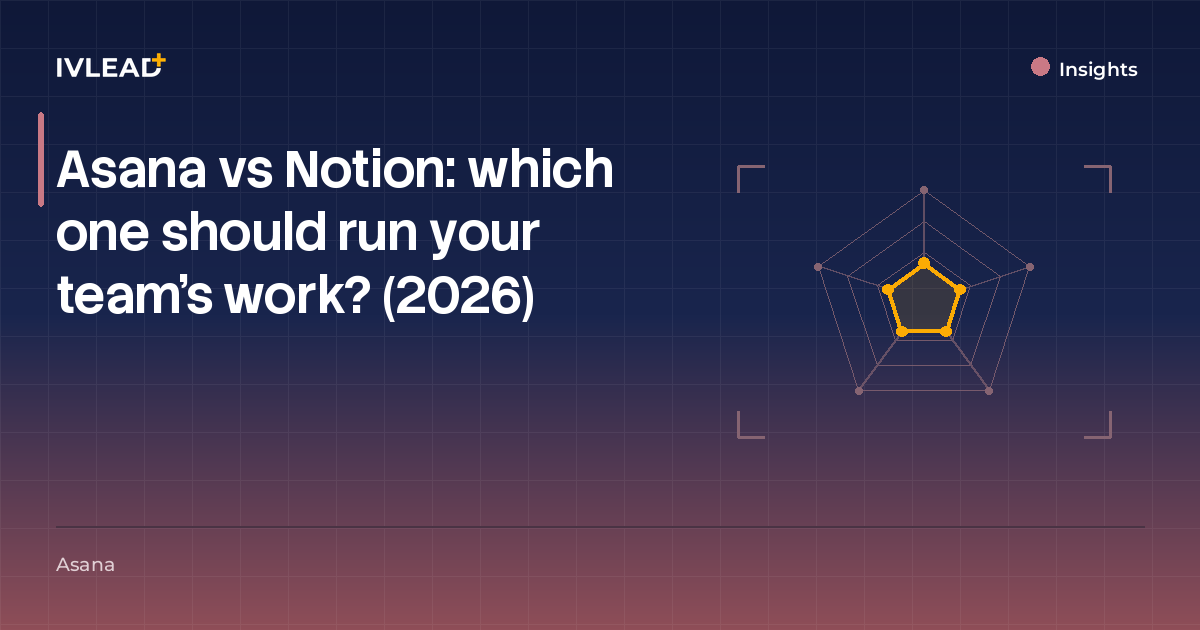 Asana vs Notion: which one should run your team's work? (2026) — IV-Lead