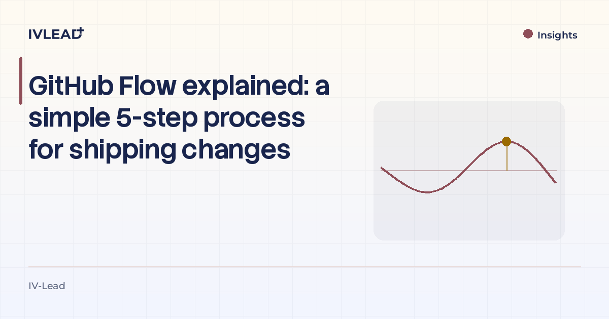 GitHub Flow explained: a simple 5-step process for shipping changes — IV-Lead