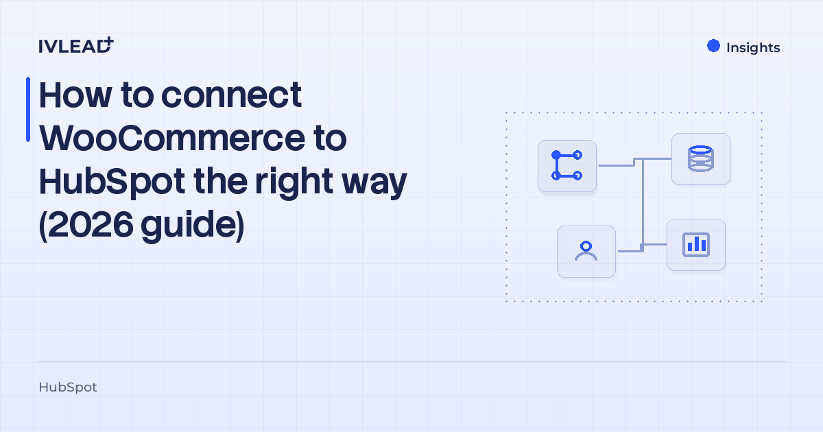 How to connect WooCommerce to HubSpot the right way (2026 guide) — IV-Lead