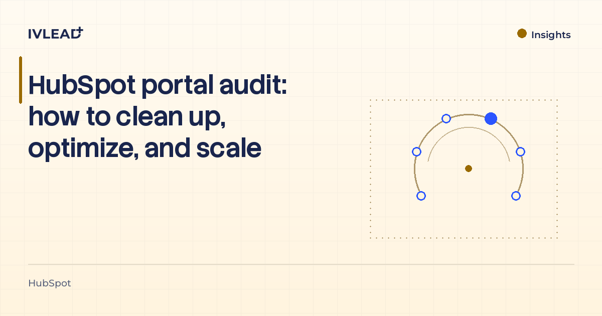 HubSpot portal audit: how to clean up, optimize, and scale — IV-Lead
