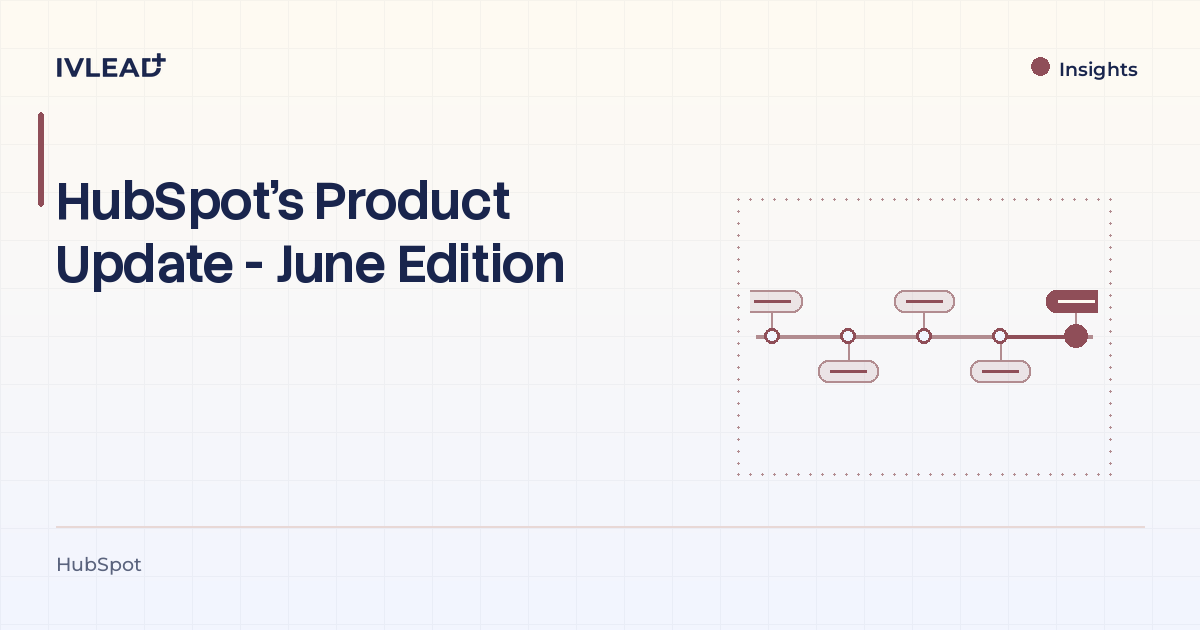 HubSpot’s Product Update - June Edition — IV-Lead