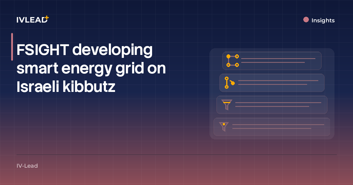 FSIGHT developing smart energy grid on Israeli kibbutz — IV-Lead