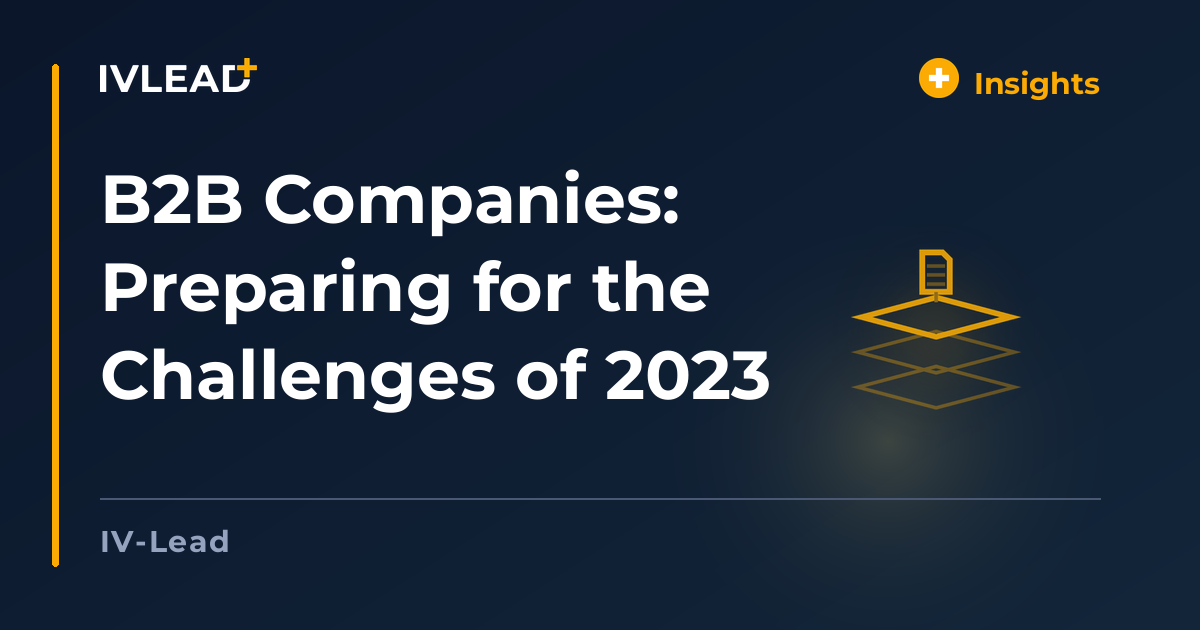 B2B Companies: Preparing for the Challenges of 2023 — IV-Lead