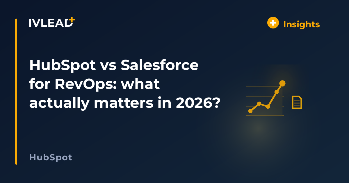 HubSpot vs Salesforce for RevOps: what actually matters in 2026? — IV-Lead